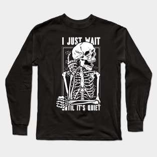 Skeleton's Silent Vigil Long Sleeve T-Shirt